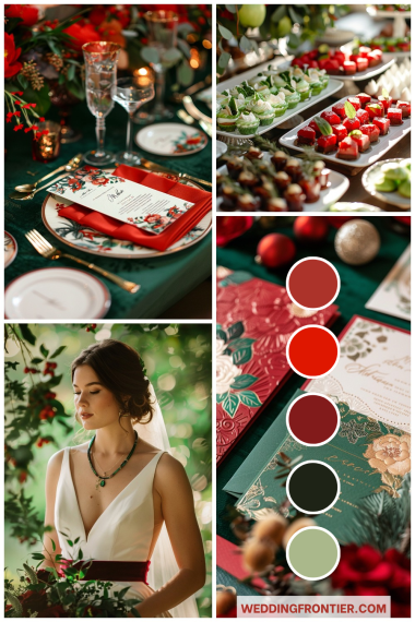 red and green