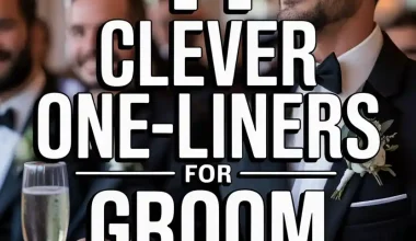 11 One-Liners for Groom Speeches