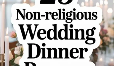 25 Non Religious Wedding Dinner Prayers