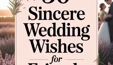 30 Sincere Wedding Wishes For Friends