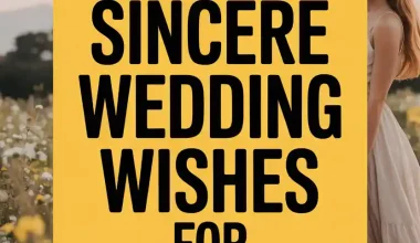 30 Sincere Wedding Wishes For Sister