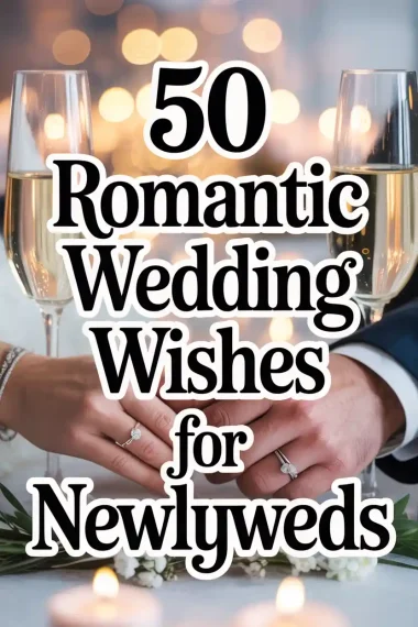 50 Romantic Wedding Wishes