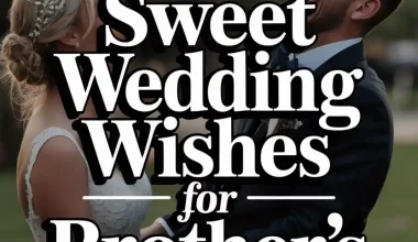 50 Sweet Wedding Wishes for Brother
