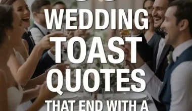 50 Wedding Toast Quotes