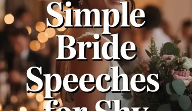 7 Bride Speeches for Shy Speakers