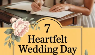 7 Heartfelt Wedding Letters for Sister