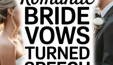 7 Romantic Bride Vows Turned Speech