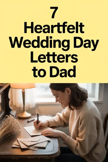 7 Wedding Day Letters to Dad