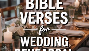 Bible Verses for Wedding Rehearsal Dinner