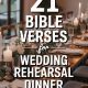 Bible Verses for Wedding Rehearsal Dinner
