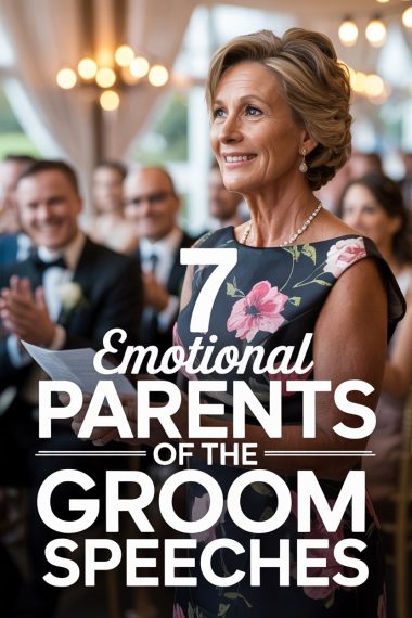 Emotional Parents of the Groom Speeches