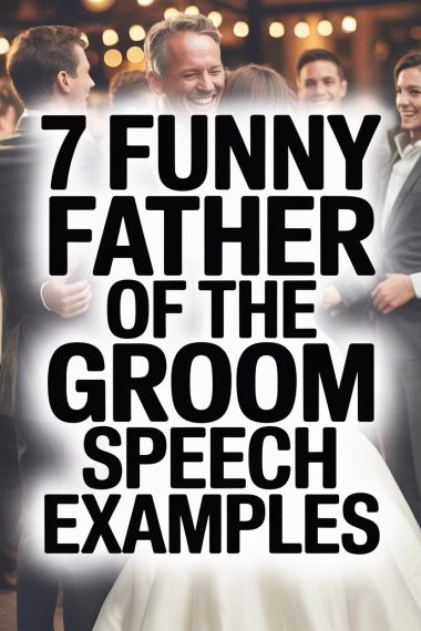 Funny Father of the Groom Speech