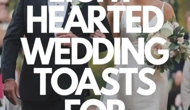 Light Hearted Wedding Toasts For Parents