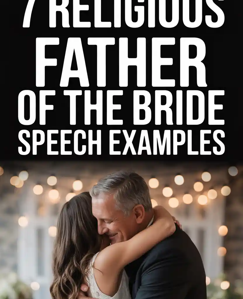 Religious Father of the Bride Speeches