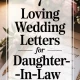 Wedding Letters for Daughter In Law