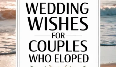 Wedding Wishes For Couples Who Eloped